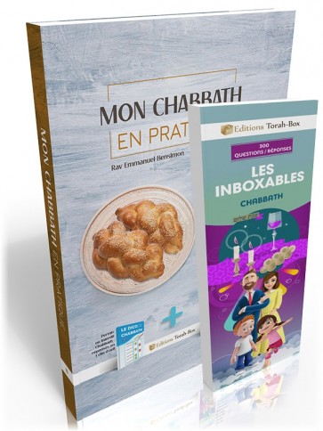 Pack Chabbath (Mon Chabbath en pratique + Jeu de cartes Les Inboxables Chabbath)