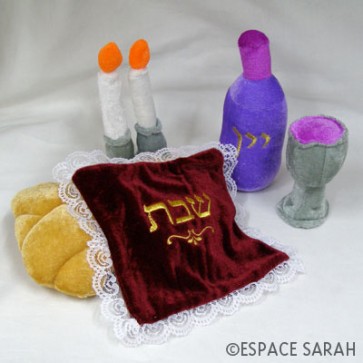 Mon set de Shabbat en peluche