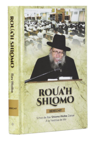 Rav Wolbe  Roua’h Shlomo  BERECHIT