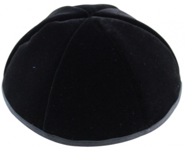 Kippa velours  6 PARTIES, 23 CM TAILLE 7 