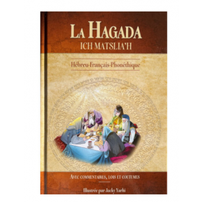 LA HAGADA ICH MATSLIA'H - ILLUSTRÉE !  HÉBREU - FRANÇAIS - PHONÉTIQUE