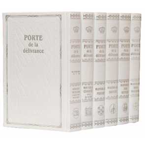 Coffret luxe 6 volumes PORTE DE LA DÉLIVRANCE Blanc
