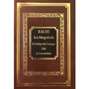 Rachi Séfèr – Meguiloth – Le cantique des cantiques, Ruth, Les Lamentations
