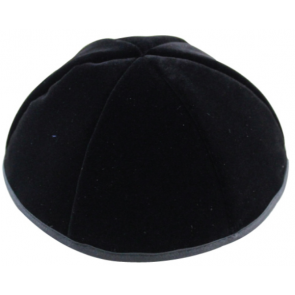 Kippa velours  6 PARTIES, 23 CM TAILLE 7 